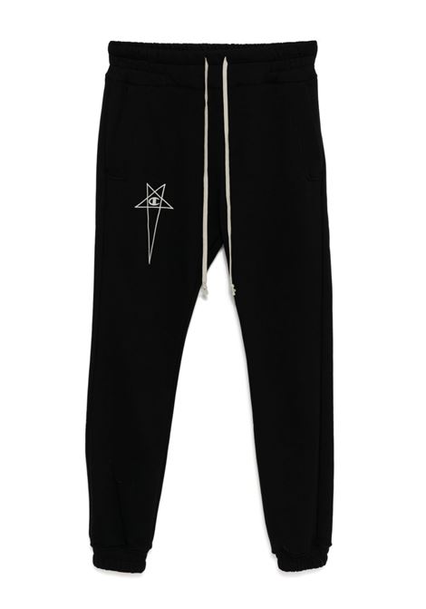 Black logo-detail track trousers Rick Owens x Champion - unisex RICK OWENS X CHAMPION | CM01E1685CHFE09